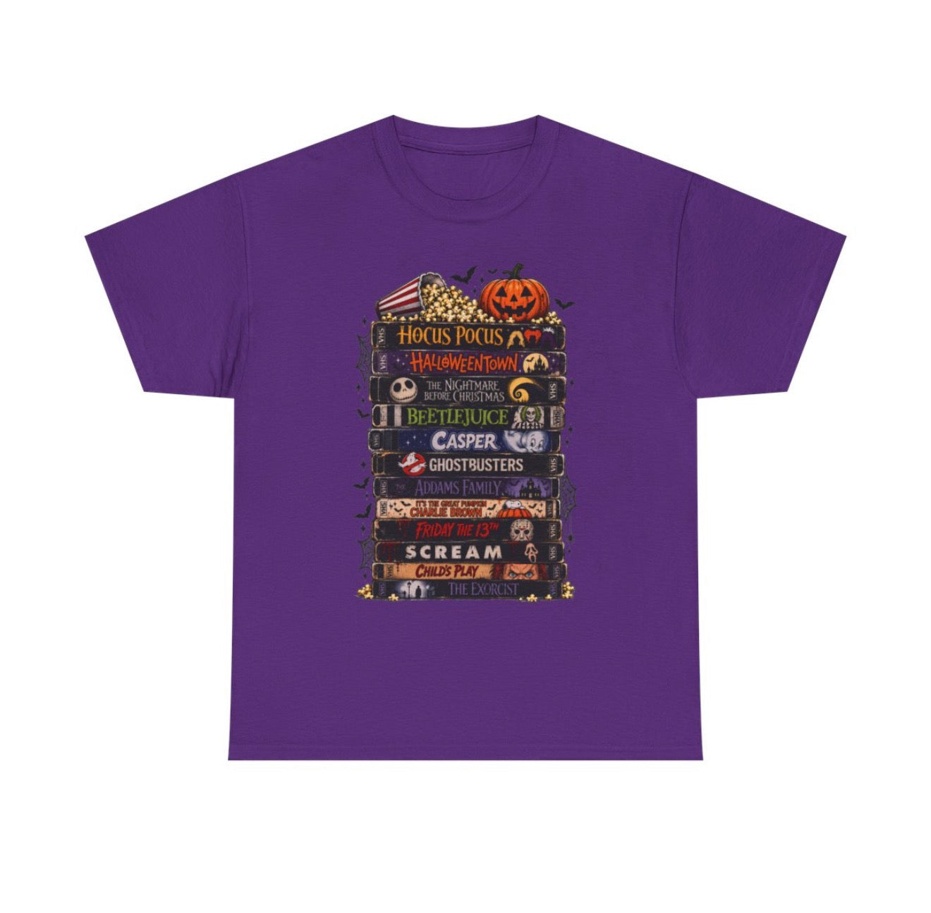 Classic Halloween movies graphic tee