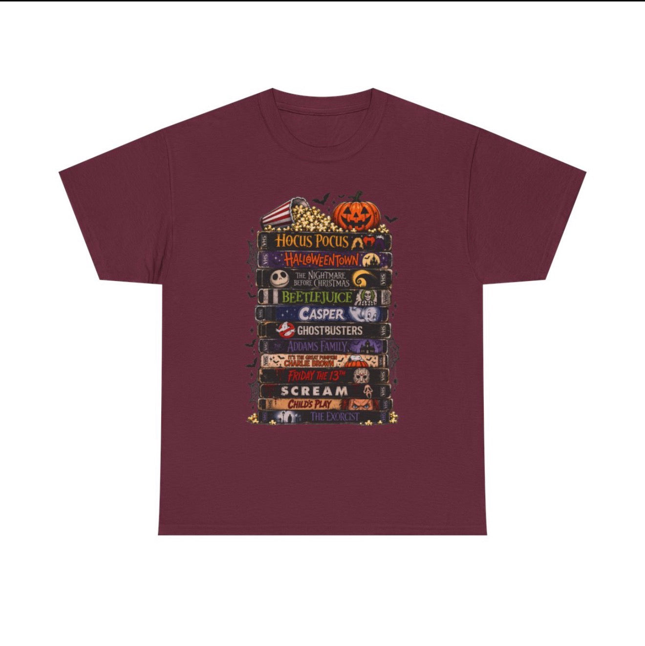 Classic Halloween movies graphic tee