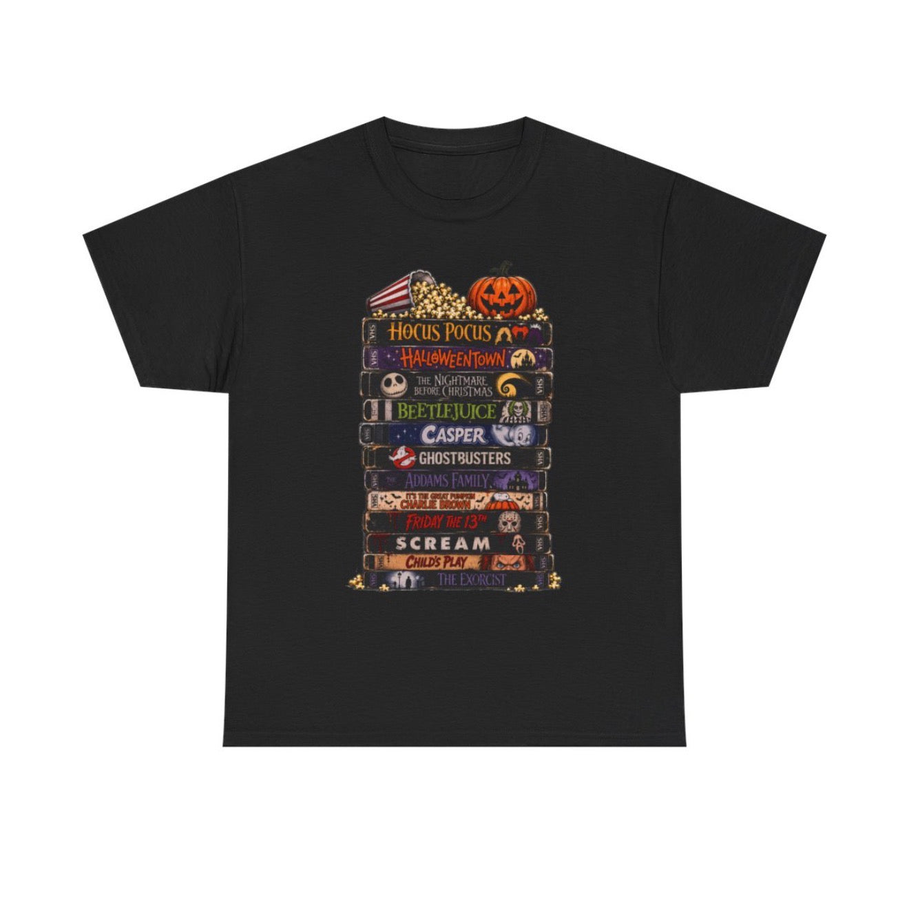 Classic Halloween movies graphic tee