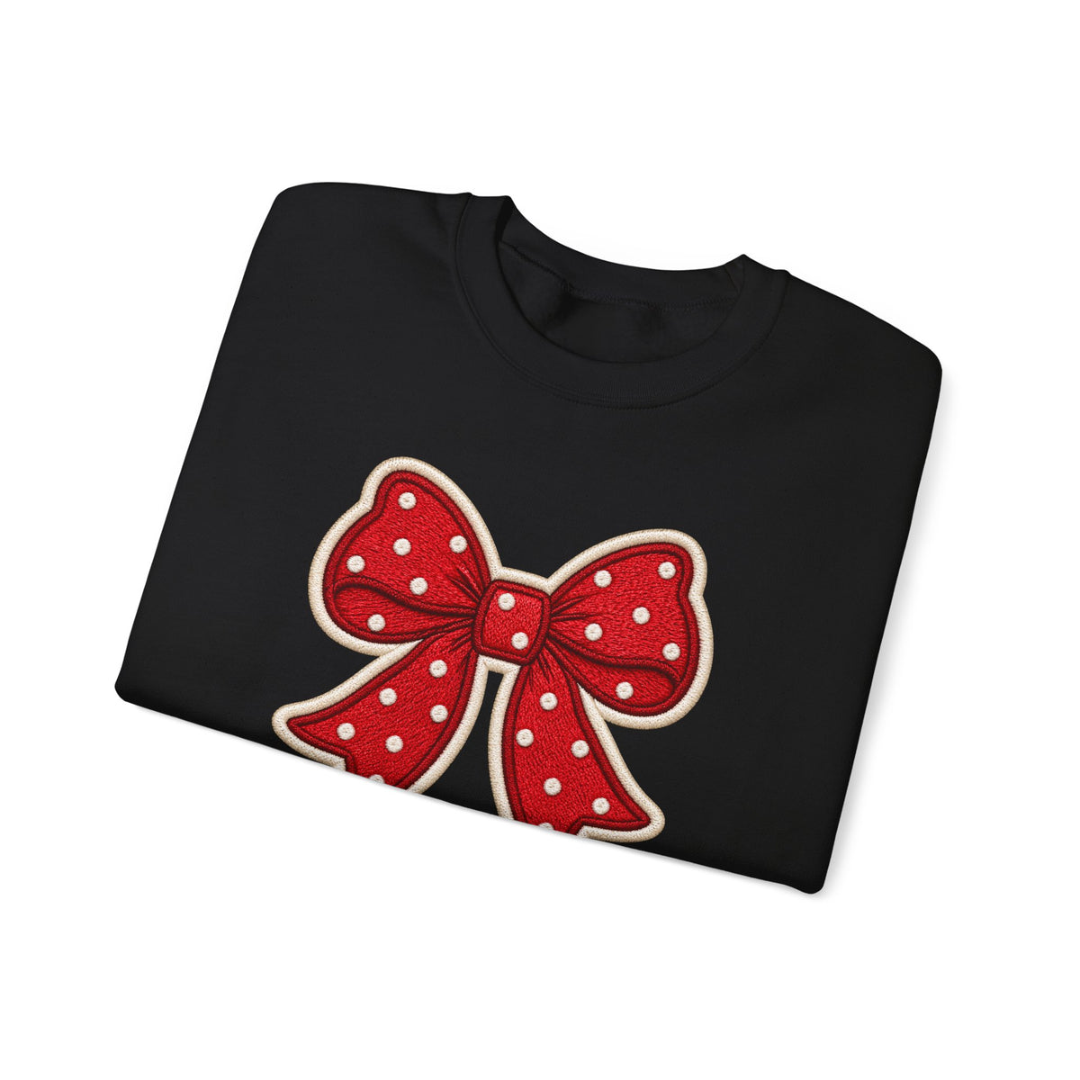 Poka-Dot Bow Unisex Sweatshirt