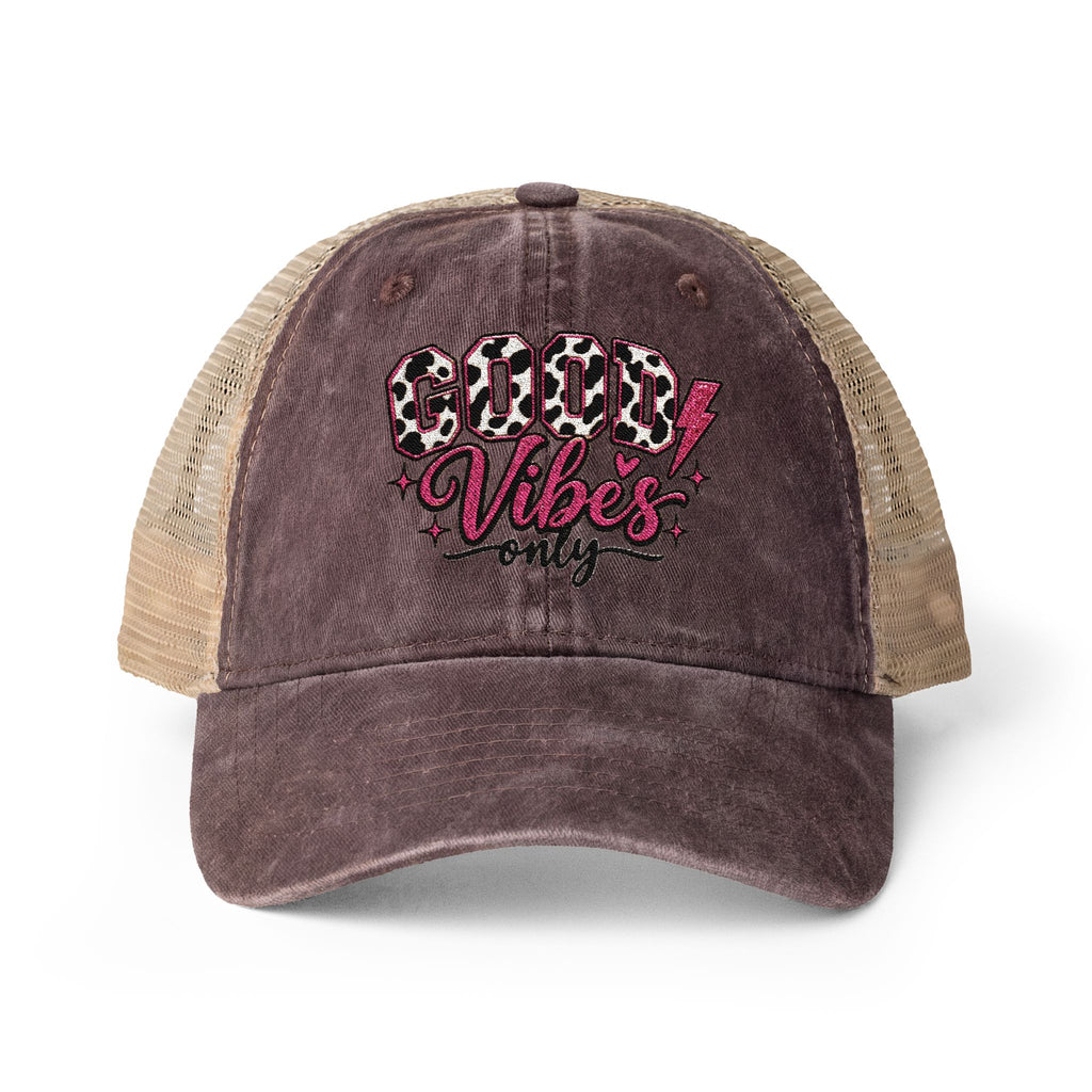 Women's Mesh “Good Vibes Only” Cap