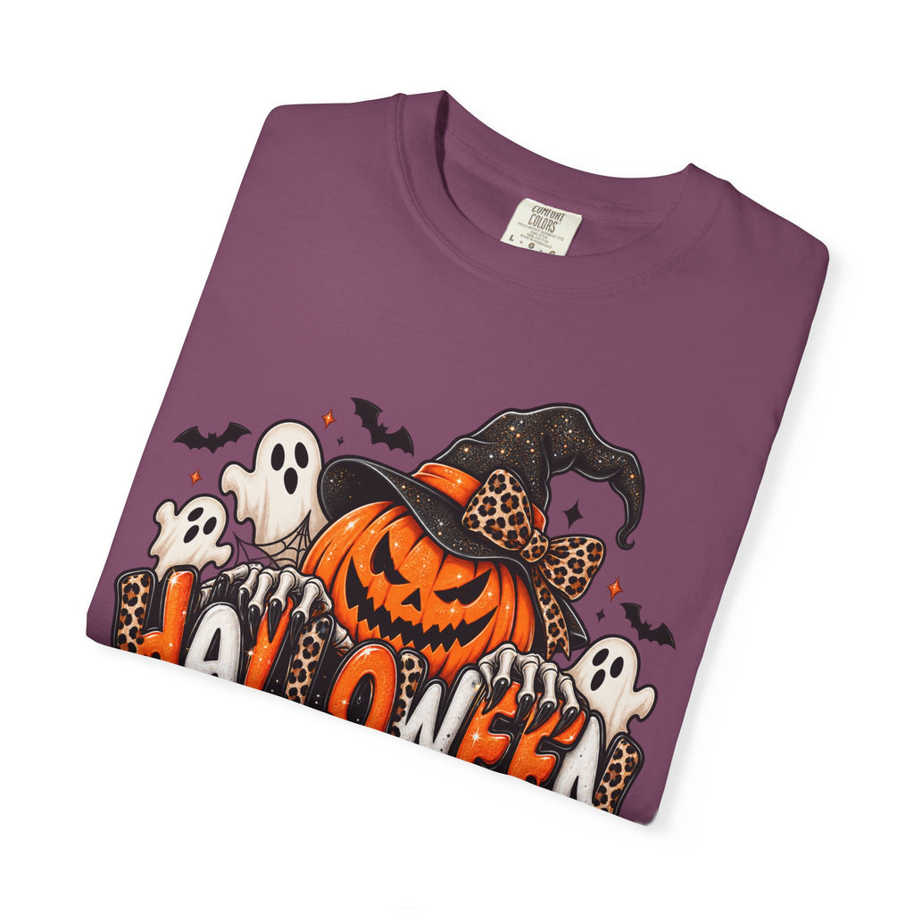 Leopard Halloween Jack-o-lantern T-shirt
