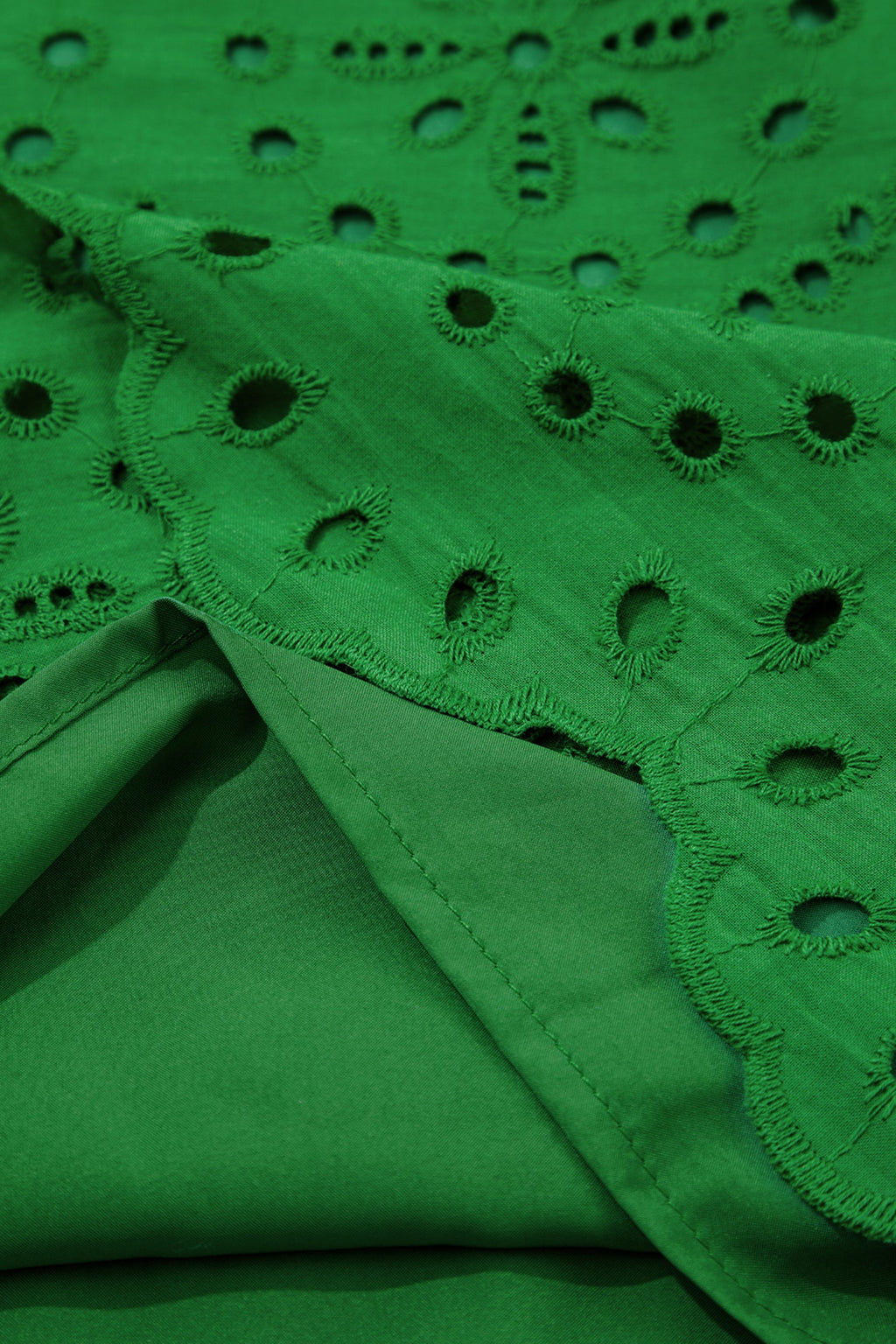 Celine Eyelet Embroidered T Shirt Dress
