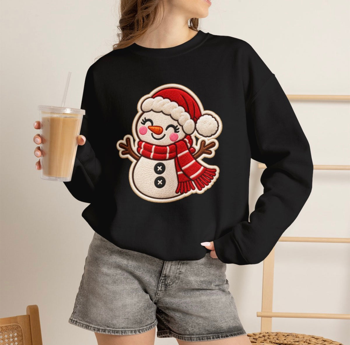 Jolly Snowman Unisex Sweatshirt