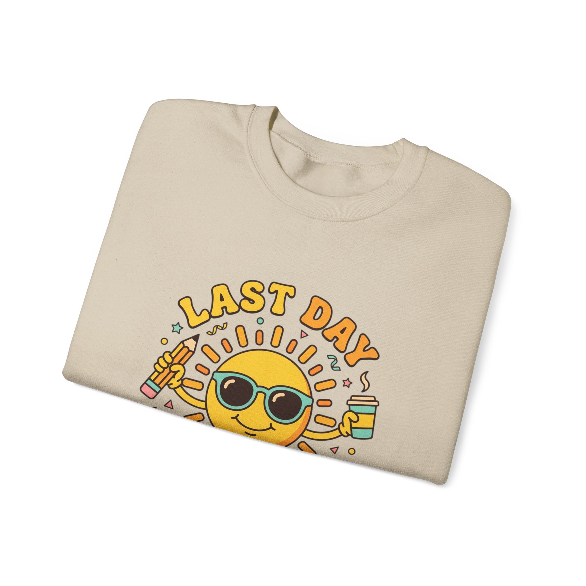 Last Day Teacher Squad Sweatshirt | last day of school, teacher summer
