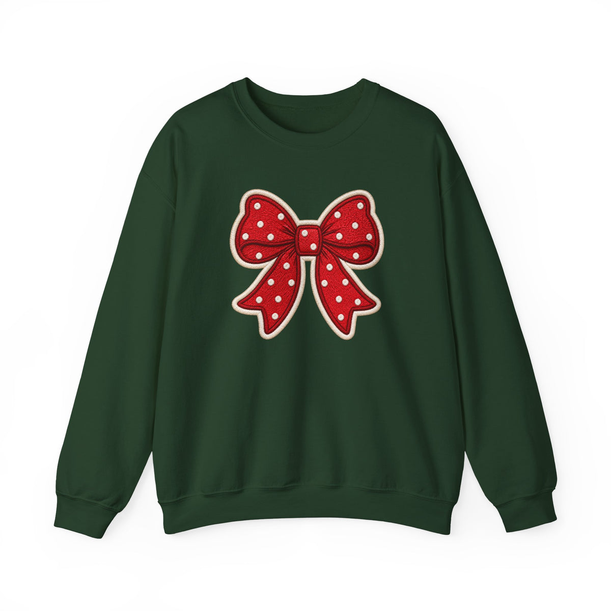 Poka-Dot Bow Unisex Sweatshirt