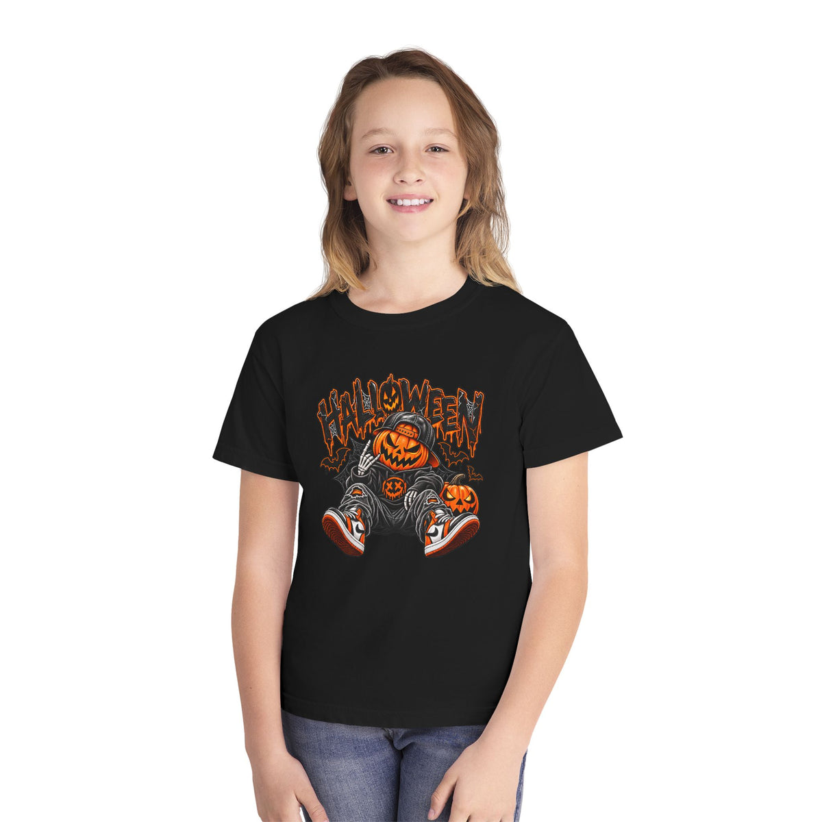 Youth Jack-O-Lantern Halloween Tee