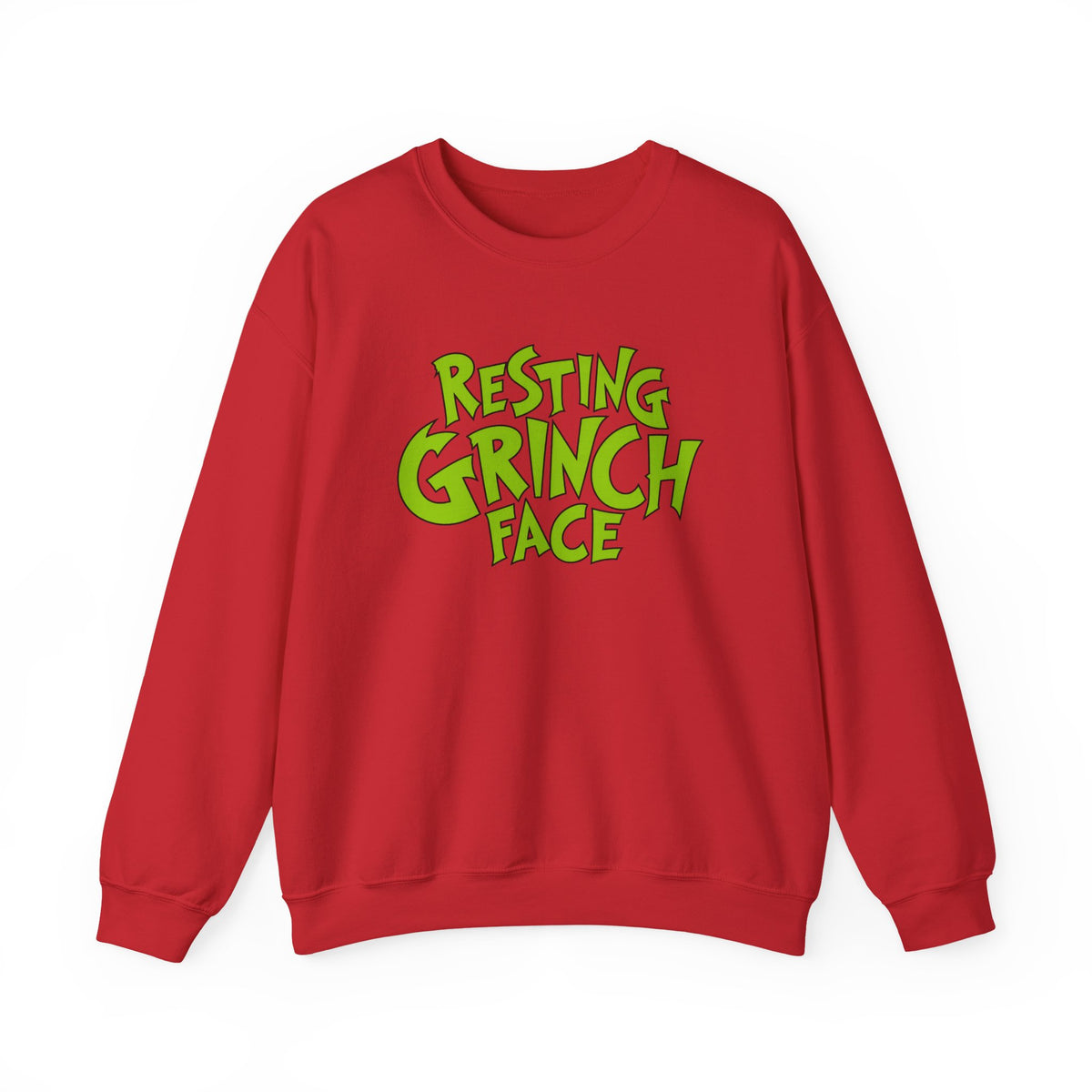 Resting Grinch Face Unisex Sweatshirt