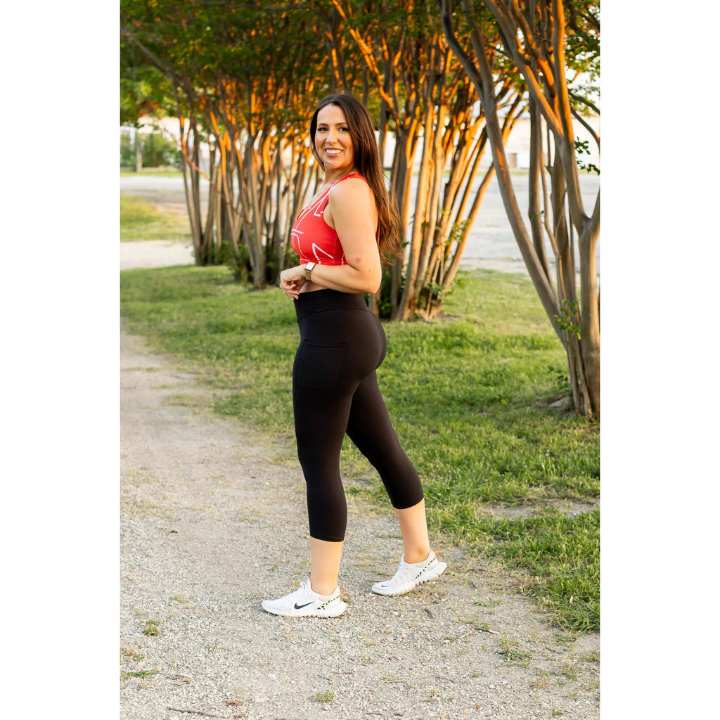 The Cassandra - Black CAPRI with POCKETS
