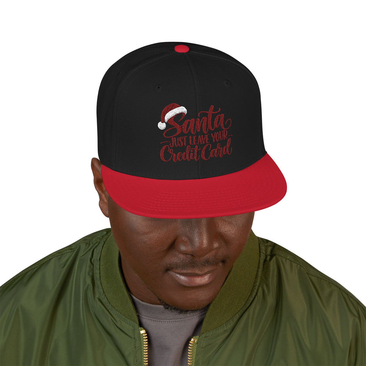 Santa just leave your credit card (SnapBack)