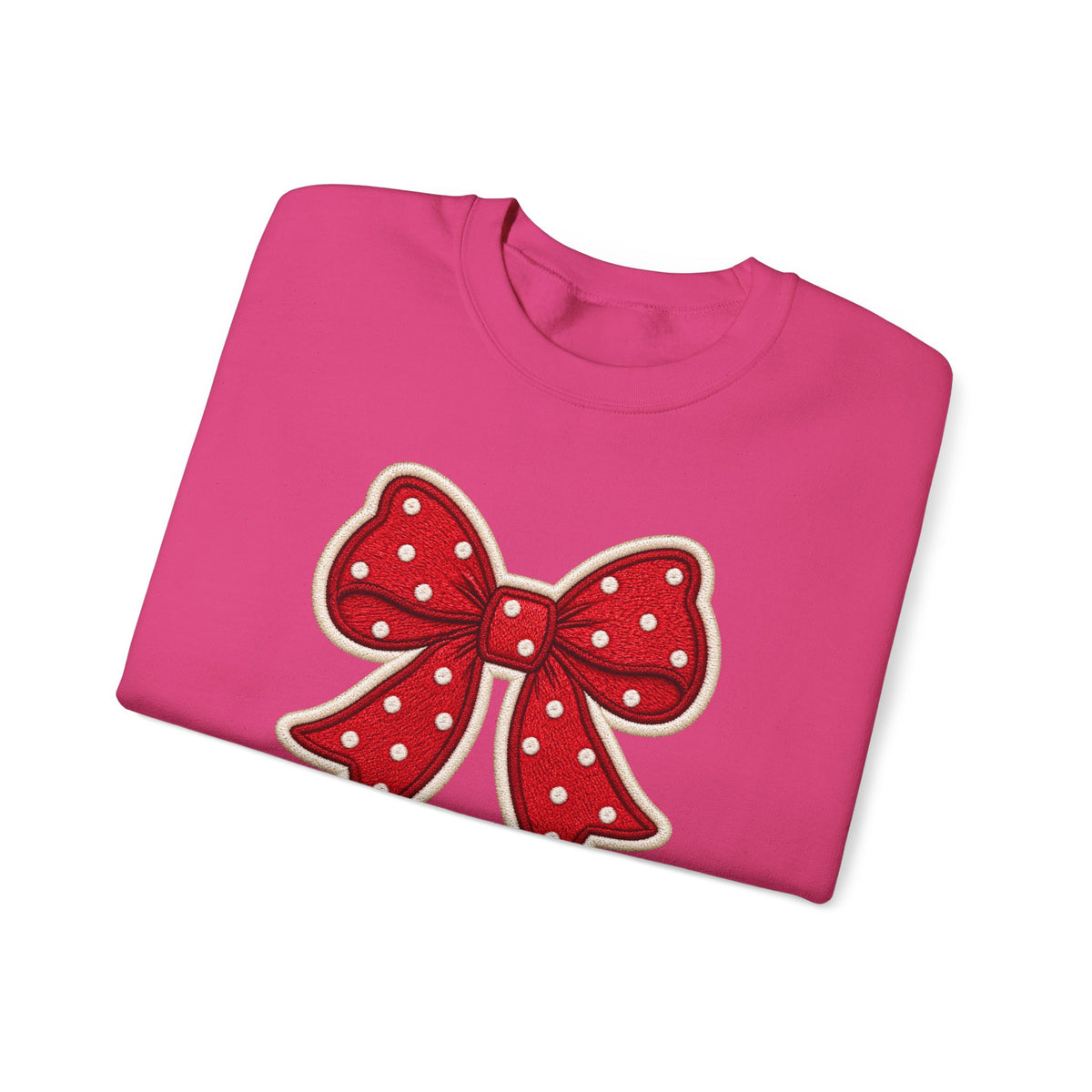Poka-Dot Bow Unisex Sweatshirt