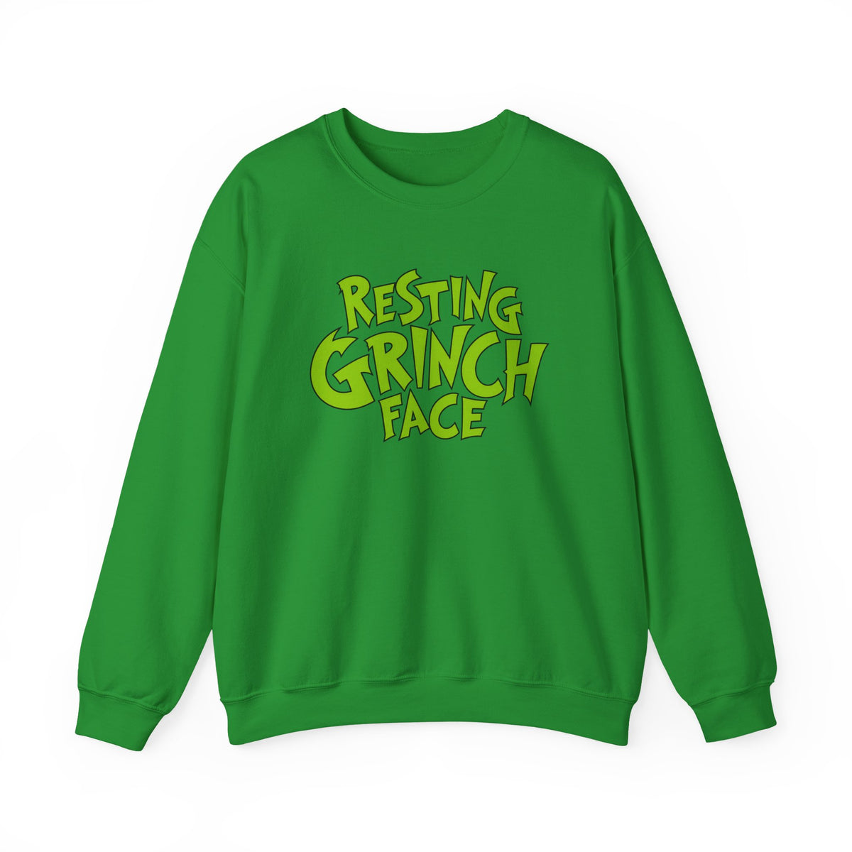 Resting Grinch Face Unisex Sweatshirt
