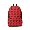 Heart Ink multiply Backpack (Red)