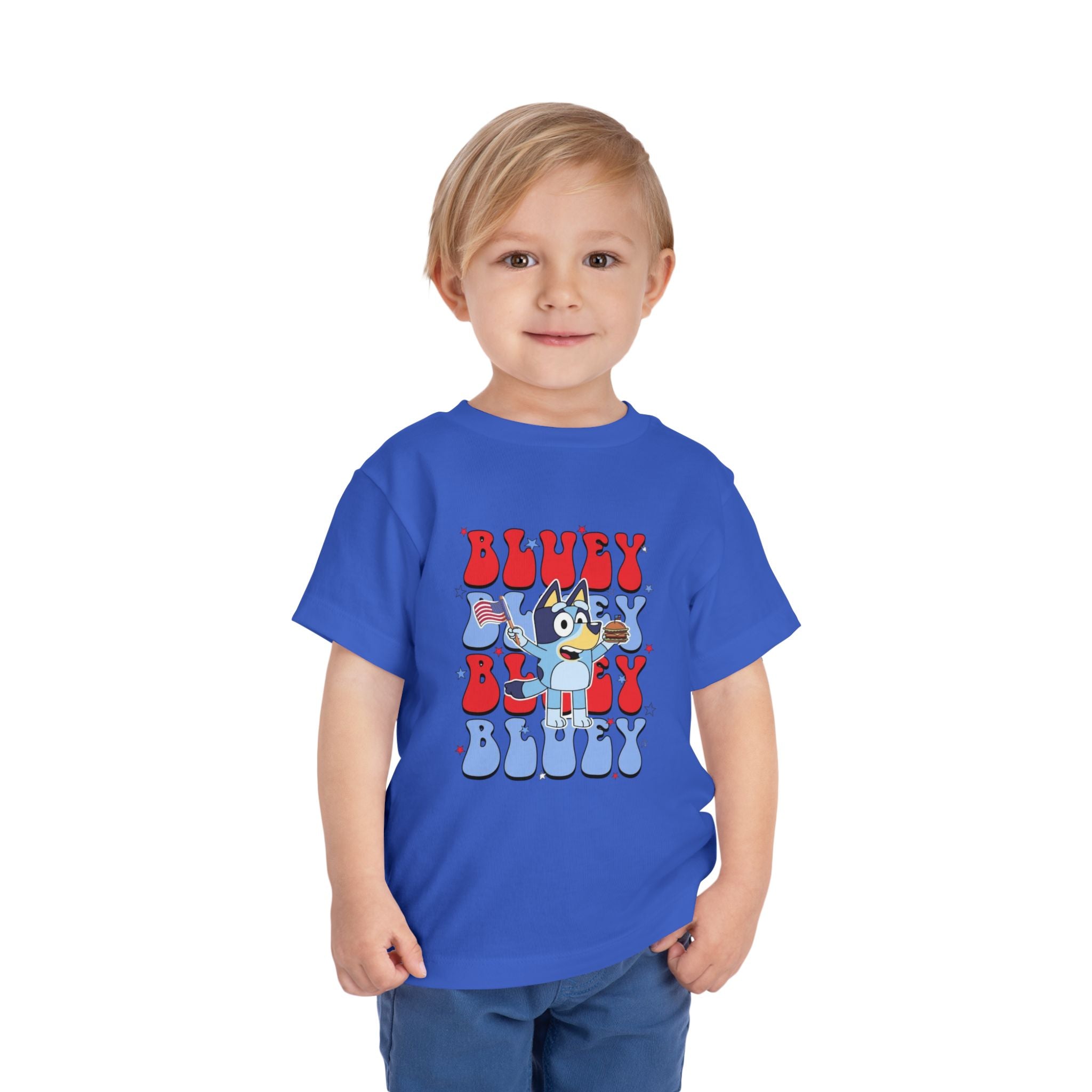 Blue Dog 4th of July Tee