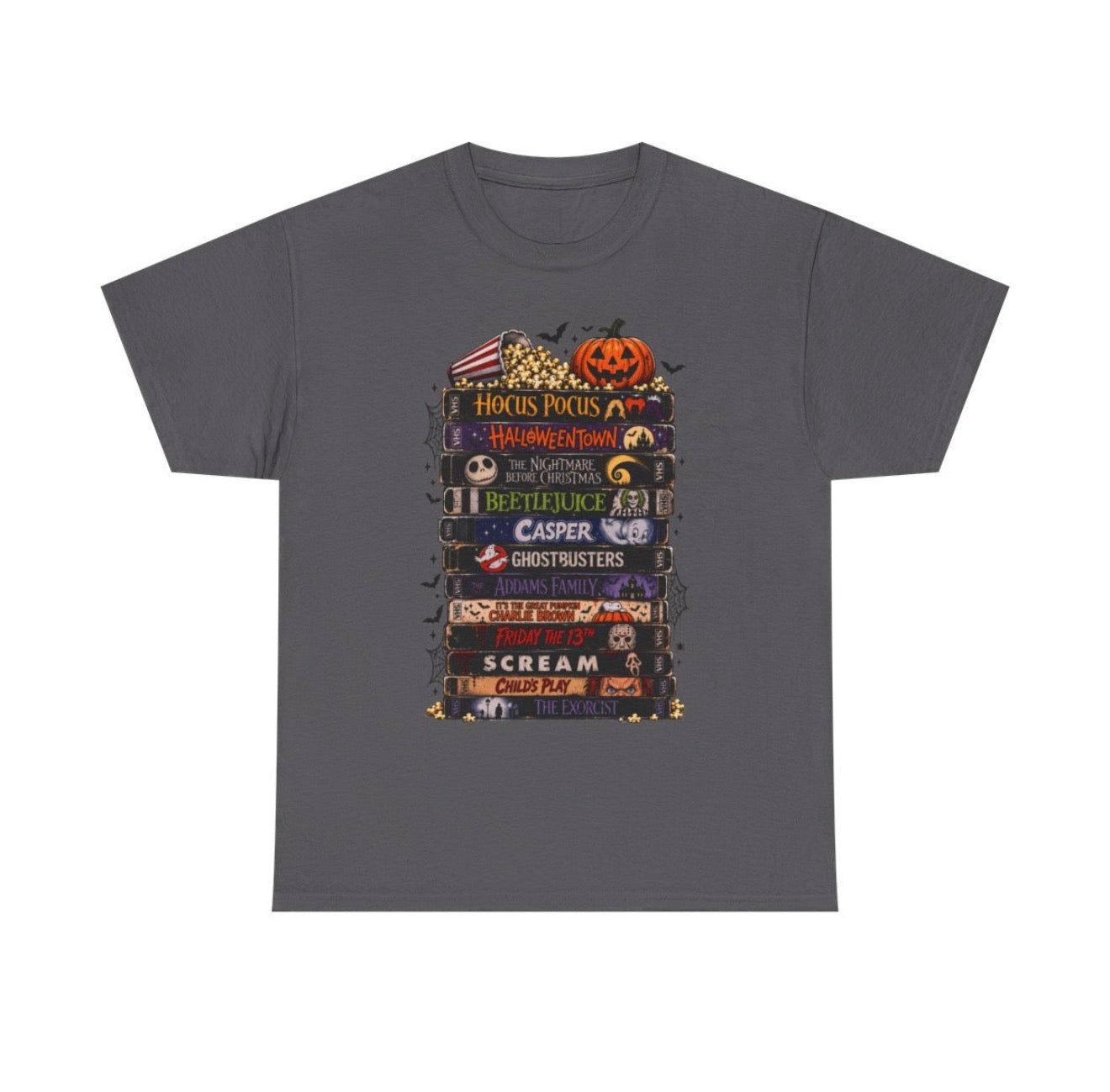 Classic Halloween movies graphic tee