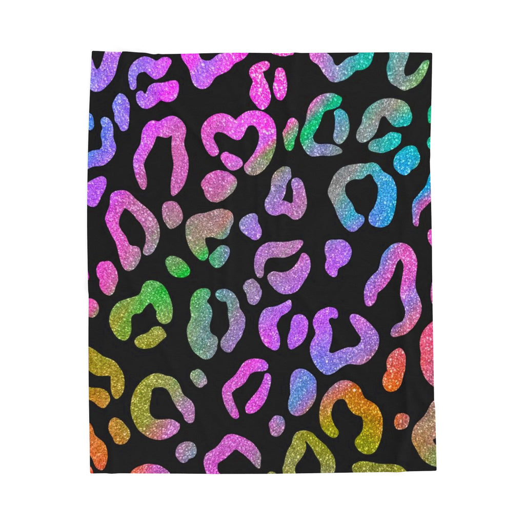 Velveteen Leopard Plush Blanket