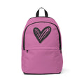Heart Ink Backpack (Light Pink)