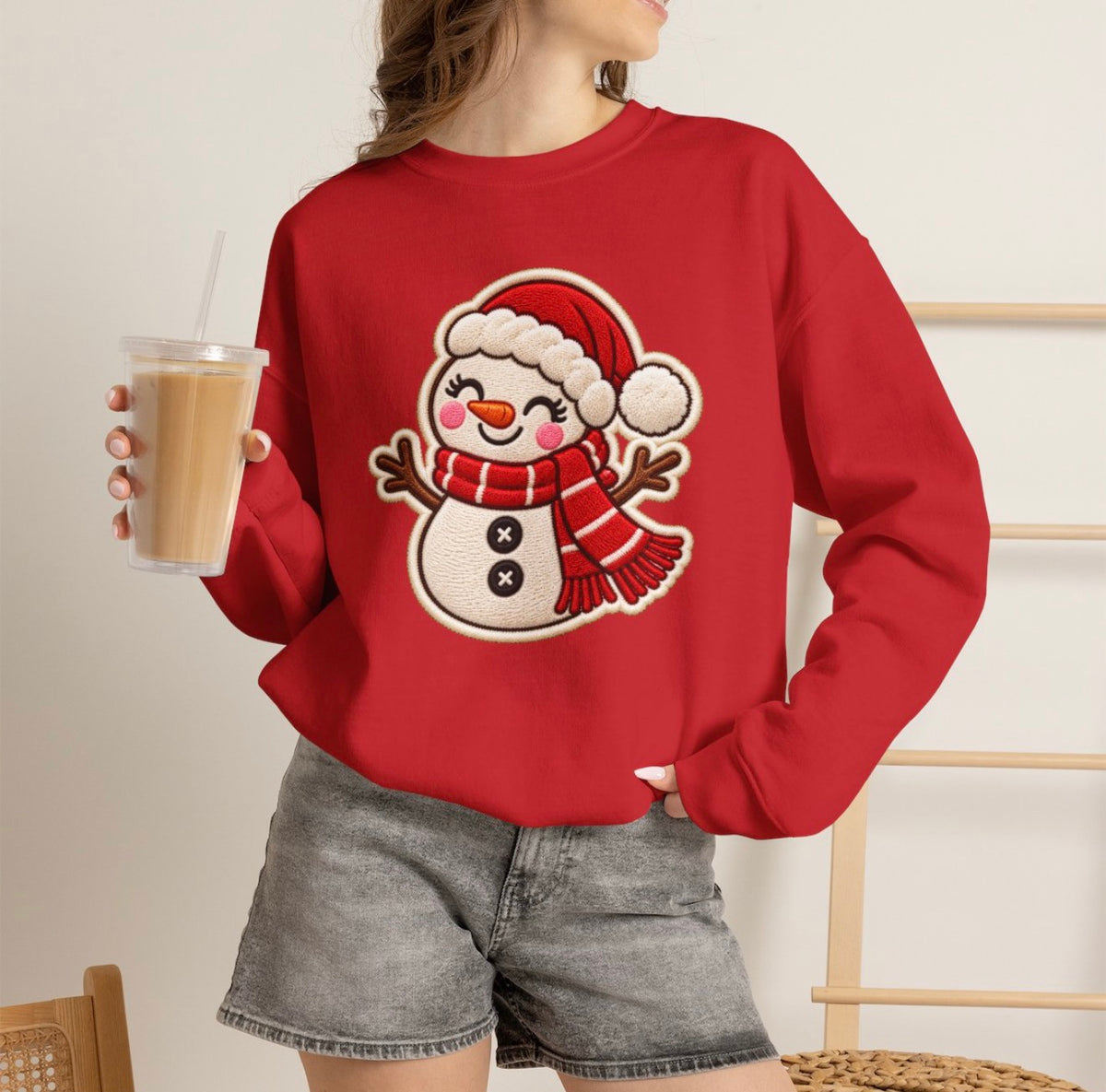 Jolly Snowman Unisex Sweatshirt
