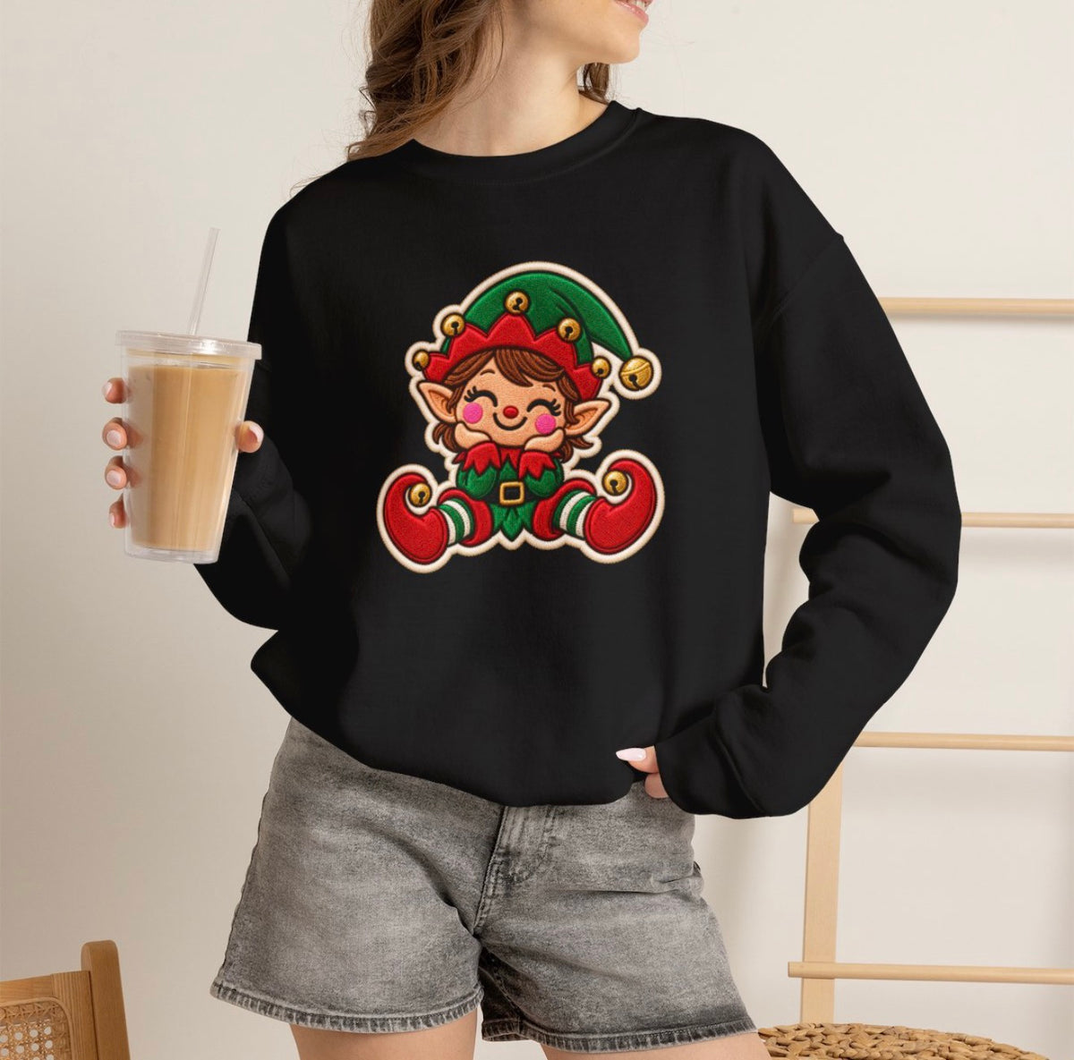 Jolly Elf Unisex Sweatshirt