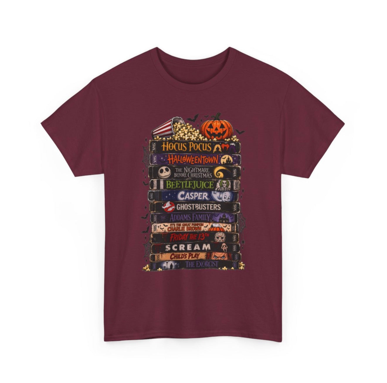 Classic Halloween movies graphic tee