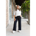 Morgan - Casual Loose Fit Luxe Wide Leg Pants