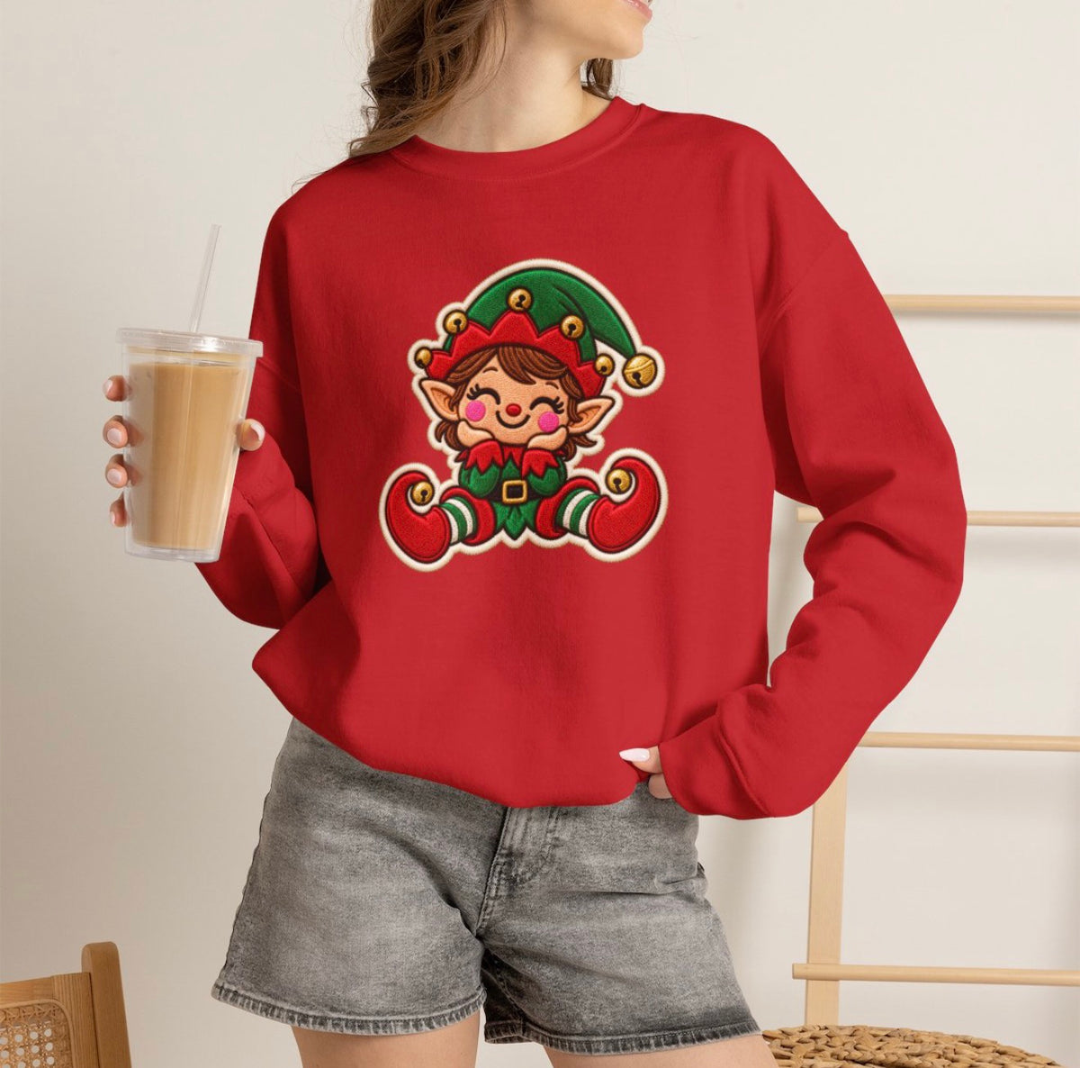 Jolly Elf Unisex Sweatshirt