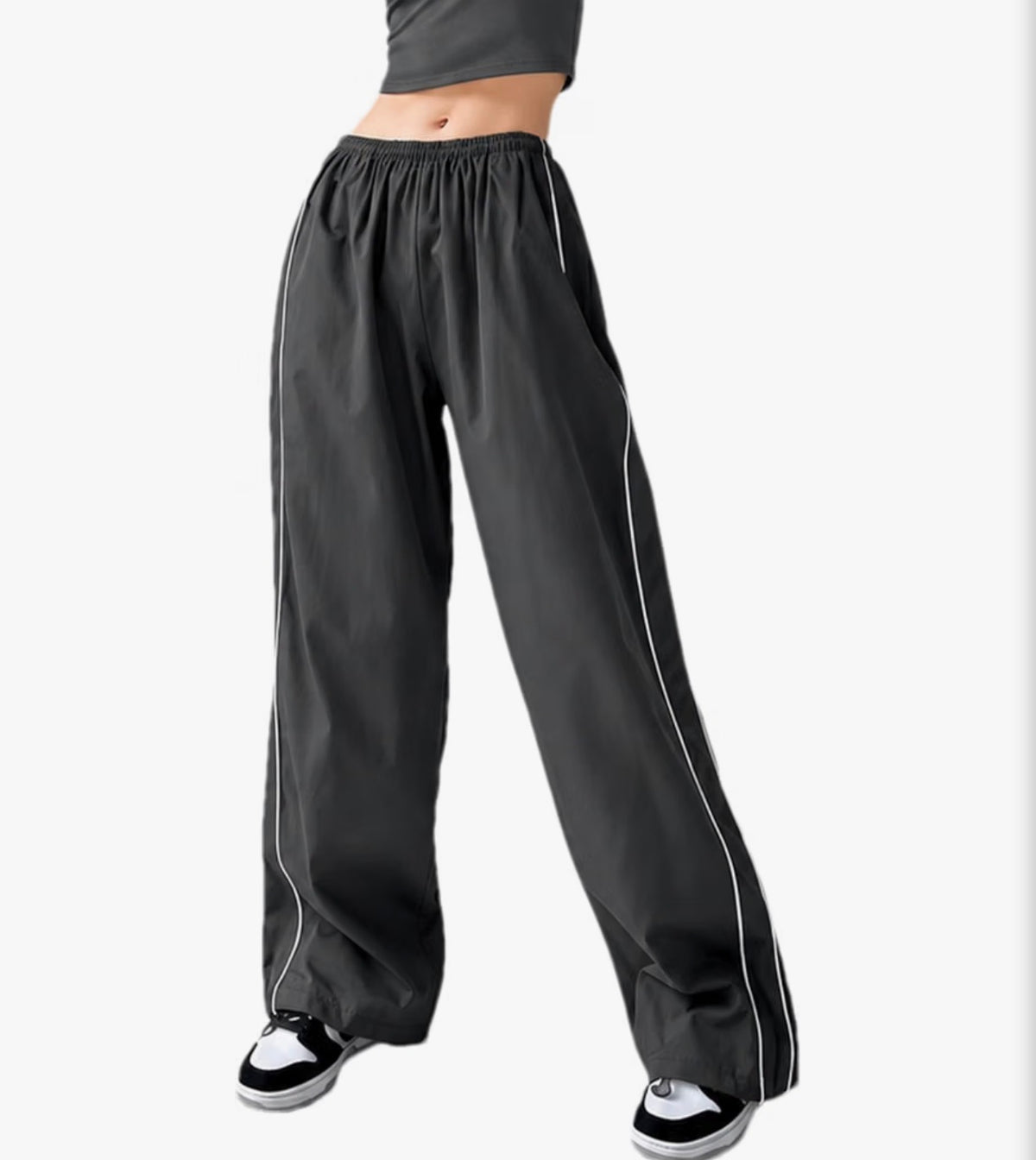 Womens Y2K Parachute Pants