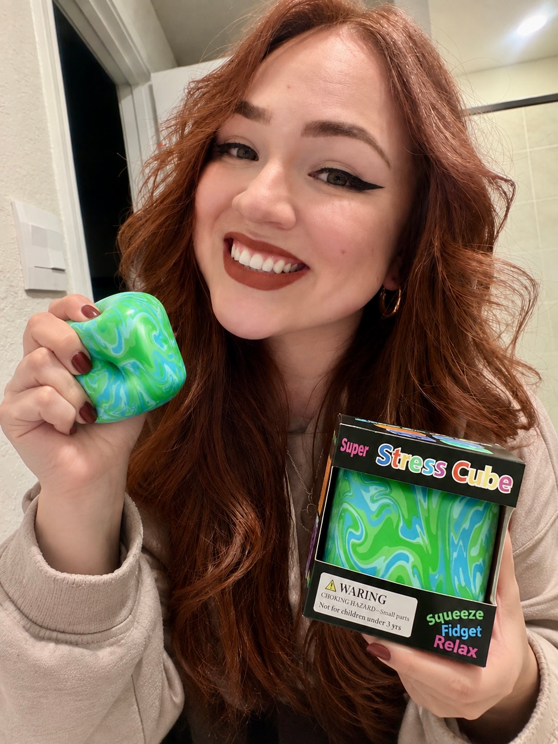 Sensory Stress Relief Toy Cube