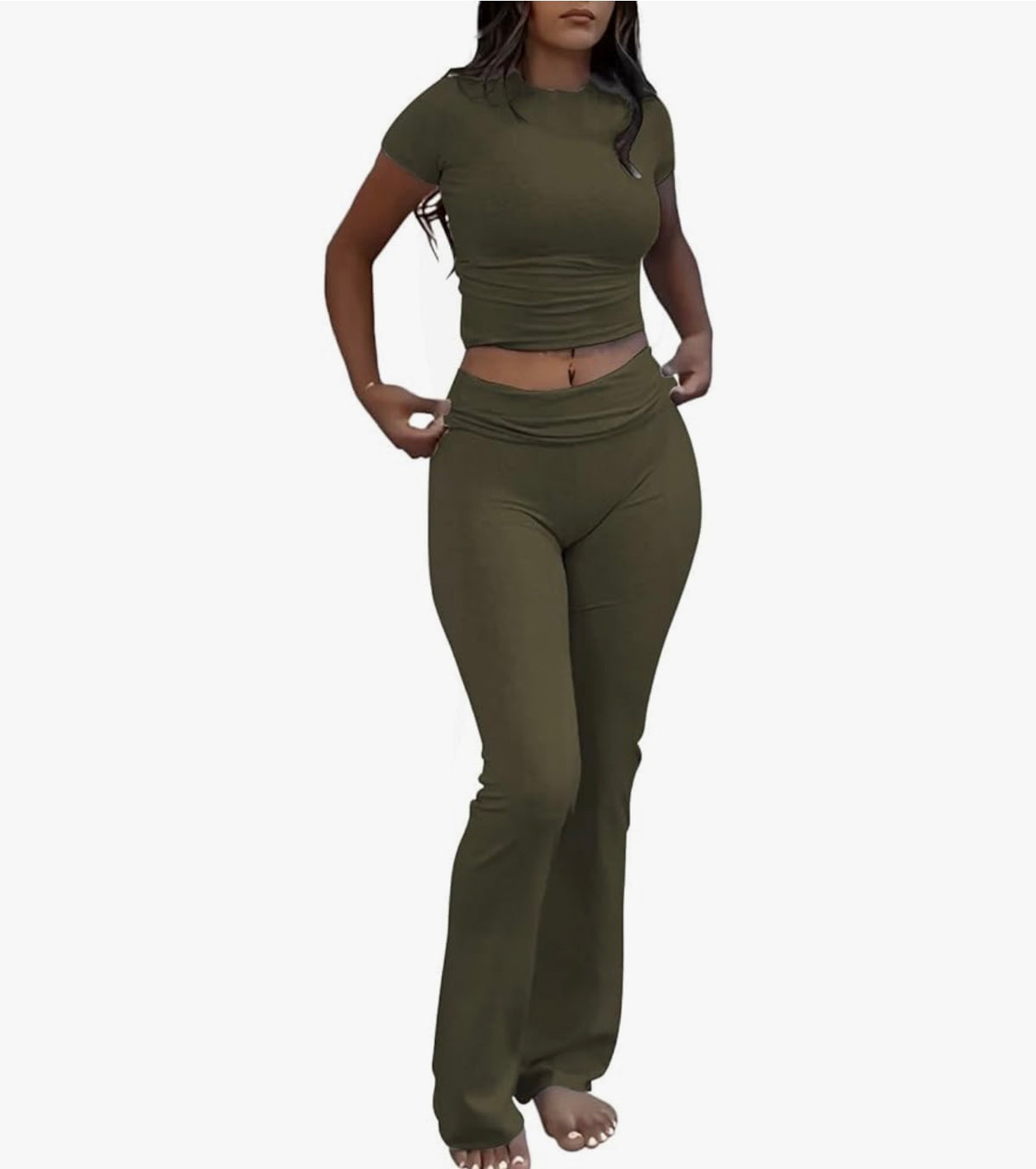 Casual Workout Two Piece Outfit