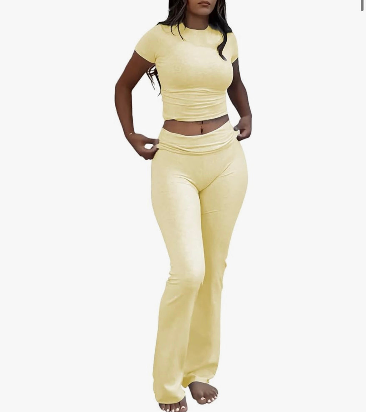 Casual Workout Two Piece Outfit
