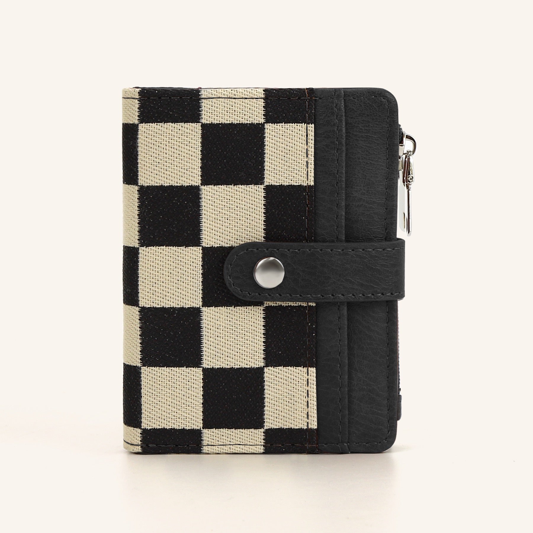Wilma Mixed Media Fold-Over Wallet
