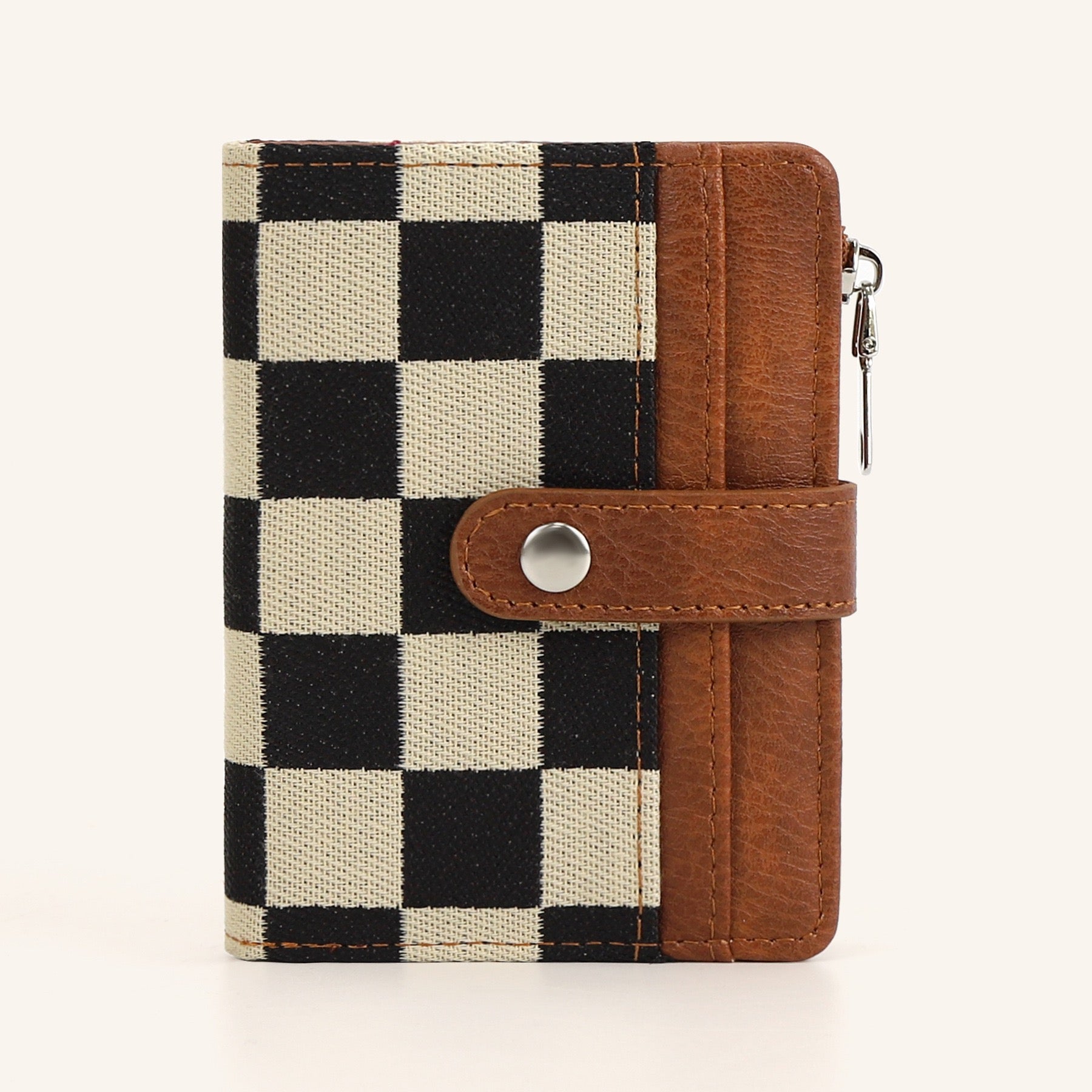 Wilma Mixed Media Fold-Over Wallet