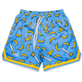 Nukes 'N Naners Bananas Mesh Lifestyle Baseball Shorts
