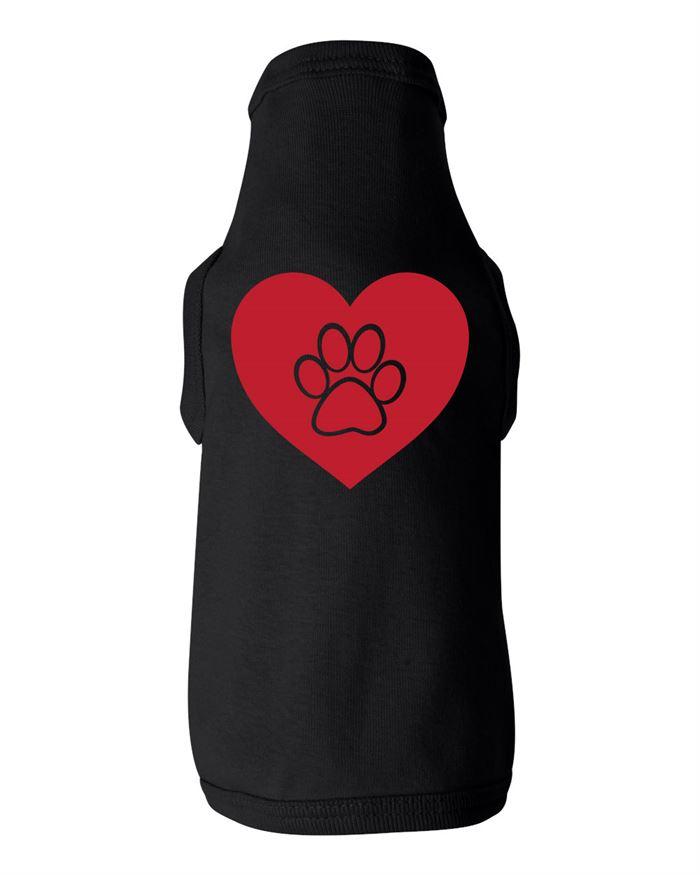 Paw Heart Dog Shirt