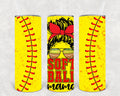 Softball Mama 20 oz Skinny Tumbler
