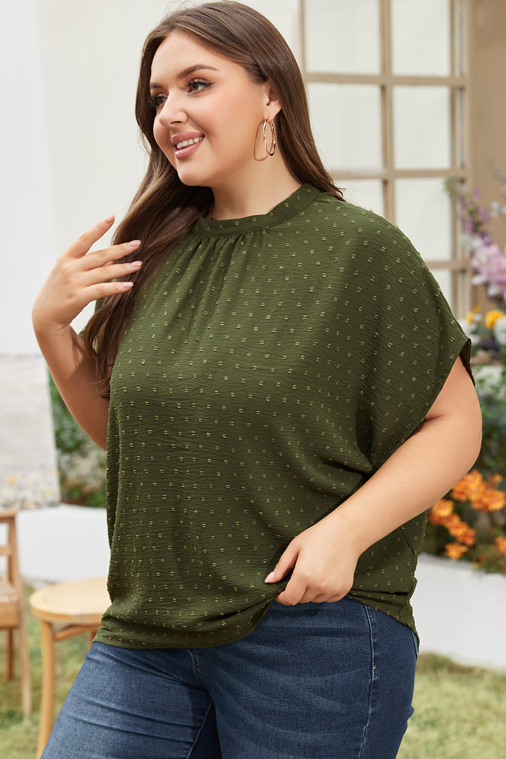 Kataleya Mock Tied Nape PLUS Top