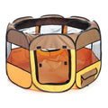 Pet Life ® 'All-Terrain' Lightweight Easy Folding Wire-Framed Collapsible Travel Pet Dog Playpen crate
